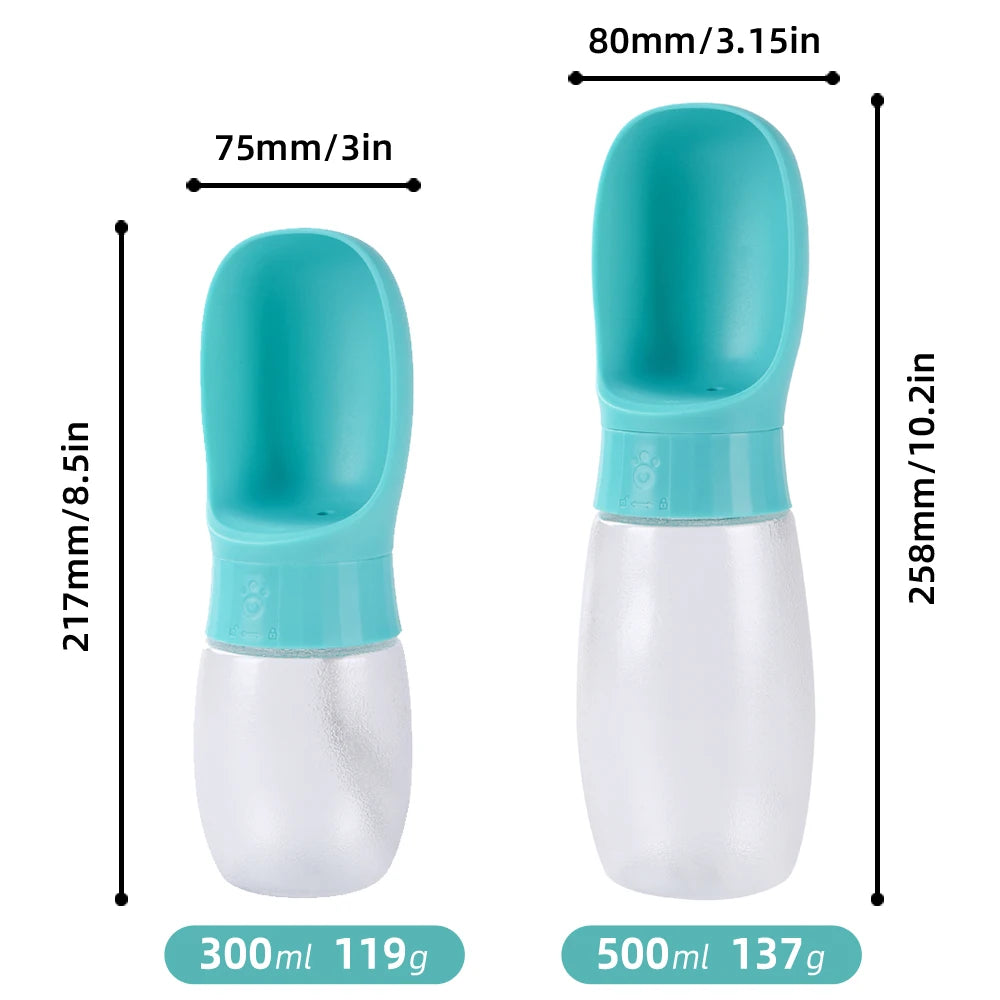 Gourde Portable 500 ml pour Chiens & Chats