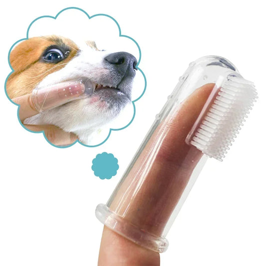 Brosse à Dents Doigt Ultra-Douce pour Animaux