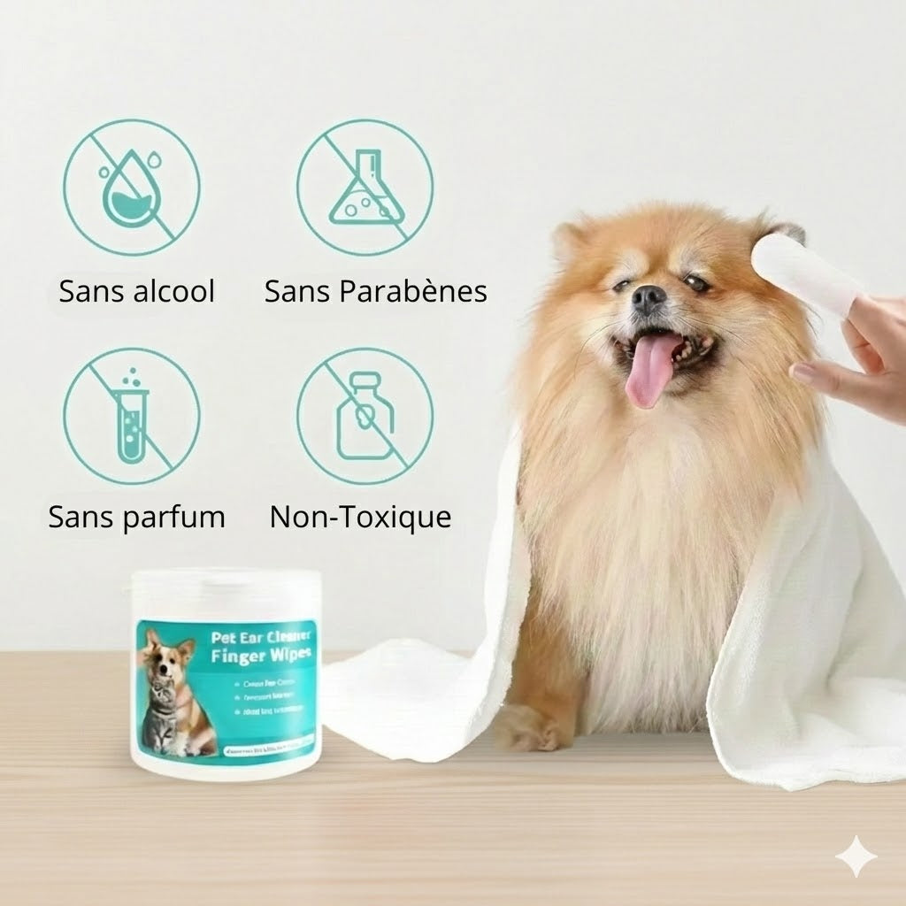 Lingettes Nettoyantes Oreilles